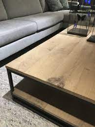 gebakken eiken salontafel vergrijsd met extra legplank kleinmeubelen collectie looiershuis salontafel tafels tafel en stoelen