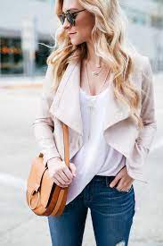 How To Wear Blush 15 Pieces To Try Now Draped Jacket Outfit Fashion Drapey Jacket