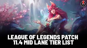 The recently released 11.4 patch brings massive changes to jungle camp and various champions in league of legends, alongside item buffs and adjustments that will kick up the current meta in the popular moba. League Of Legends Patch 11 4 Mid Lane Tier List Lol Tier List Patch 11 4