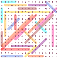 Make your own custom word search with our free generator. Easter Word Search Hard Level