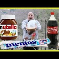 An Old Science Experiment Gets Even Better Coke Mentos Condoms And Nutella Nutella Mentos And Coke Durex