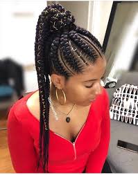 Banana braids, invisible cornrow, pencil braids, cherokee cornrow or ghana braids (whichever names you want to refer to it as) is your classic cornrow hairstyle that is thicker in size. Big Bold And Beautiful Ghana Braid Hairstyles Realtime Beauty Center