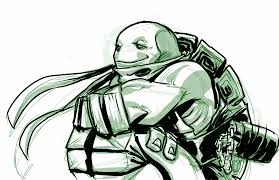Mikey Tmnt Practice Sketch Eryckwebbgraphics These will help you to place the features of the face. mikey tmnt practice sketch