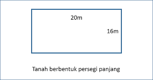 Pondasi batu kali berbentuk trapesium ukuran atas 30 cm, bawah 80 cm, dan tinggi 60 cm dengan panjang 12 m, maka volume. Mencari Banyak Tiang Yang Dipasang Dengan Jarak 2 Meter Disekeliling Kebun Yang Berbentuk Persegi Panjang Solusi Matematika