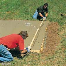 Best Shed Floor Is A Concrete Slab Sheddesigns Concrete Sheds Shed Floor Diy Storage Shed