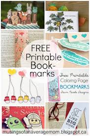 musings of an average mom free printable bookmarks