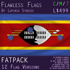 Vector files can be enlarged in any format without any loss of quality. Second Life Marketplace Eswatini Swaziland Flag Fatpack 12 Versions