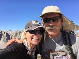 Don't mean to brag but....this is me hiking with renowned backpacker,  skier, snowshoer and snow surveyor, ex-backcountry ranger and all around  mountain man John Dittli of "Walk the Sky" fame. 'Bout time