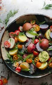 Potato Salad With Dill Horseradish Aioli Rezepte Gesund Lebensmittel Essen Leichte Rezepte