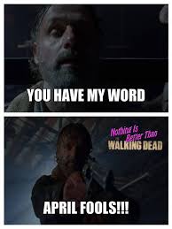 Rick S Andrew Lincoln Word No Longer Means Anything As It Should Be Season 8 Episode 14 Som Walking Dead Funny Walking Dead Pictures Walking Dead Memes