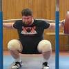 Lasha talakhadze feels the burn during the +109kg competition. 1