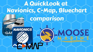 navionics c map garmin marine map comparison