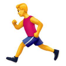 The Man Running Emoji On Iemoji Com Emoji Person Running Man Running