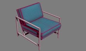 4.6 out of 5 stars, based on 46 reviews 46 ratings current price $79.99 $ 79. Metal Frame Upholstered Chair Celestial Blue By West Elm 3d Model 28 Obj Max Free3d