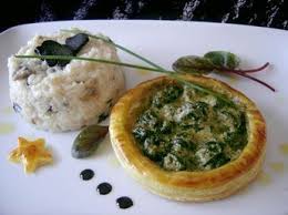 Feuillete D Escargots Au Pesto Risotto Aux Champignons Et Truffe Risotto Champignons Recette Escargot Escargot Cuisine