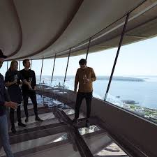 Seattle S Iconic Space Needle Prepares To Unveil A 100 Million Renovation Glass Floor Glass Floors Architecture Space Needle