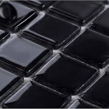 It is strong, durable, contamination free. Wholesale Glass Mosaic For Swimming Pool Tile Sheet Black Crystal Backsplash Kitchen Decorative Art Wall Tiles