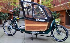 E Asited Bullit Cargo Bike With Covered Cargo Bay Fahrrad Radfahren Rad