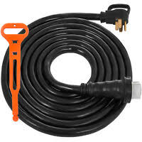 One of these items is an rv extension cord, which is a pivotal piece in ensuring you've got access to a reliable source of electricity. Rv Extension Cord 50ft 40a Power Cable For Trailer Camper Motorhome Rain Proof Ebay