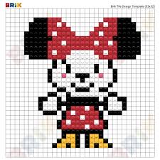 Pixel art disney facile is a popular image resource on the internet handpicked by pngkit. Cute Minnie Mouse Pixel Art Brik