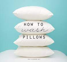 How To Wash Pillows Wash Pillows Cleaning Hacks How To Clean Pillows