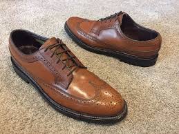 details about royal imperial florsheim wing tip oxford shoes