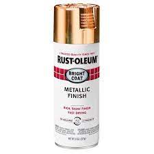 Rust Oleum Stops Rust Bright Coat Metallic Rose Gold Spray Paint 11 Oz Walmart Com Metallic Spray Paint Gold Spray Paint Rustoleum