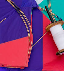 Set the paper on your work surface so that the fold is at the bottom. How To Make An Easy Kite With Paper And Sticks