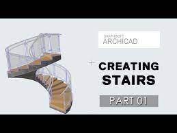 How To Create Different Types Of Stairs In Archicad Part 01 Youtube