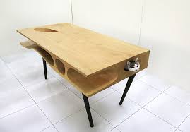 It can also be used as a bedside table, coffee table or end table, giving you extra storage space. Catable Shared Table Lets Cats Play While Humans Work Bored Panda