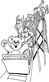 Rollercoaster Art Cars Coloring Pages Coloring Pages Free Coloring Pages