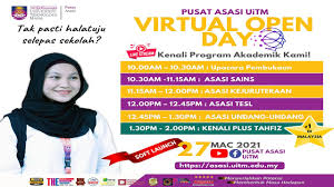 The duration of the program is two semesters with 25 credits per semester. Pusat Asasi Uitm Virtual Open Day 2021 Soft Launch Youtube