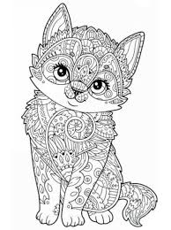 Coloring Page Animals For Teens And Adults Mandala Coloring Pages Animal Coloring Pages Dog Coloring Page