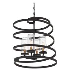 Quoizel Lighting Tumult Western Bronze Pendant Light With Cylindrical Shade Tmt5204wt Destination Lightin Bronze Pendant Light Bronze Pendant Pendant Light