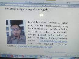 Untuk lebih jelasnya, berikut ini ada beberapa contoh karangan narasi tentang pengalaman, pendidikan, lingkungan, liburan, guru. Kaifa Publishing A Twitter Ini Contoh Biodata Narasi Yang Keren Buat Akhir Naskah Eventmaret Nya Ya Kakak Https T Co Bmq7umfxat Arianonaka Http T Co T9ypxvsojc