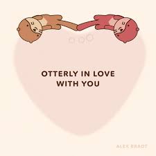 So whether you're looking for perfect for adding to a card layout or flyer design, neon signs are an edgier way to express a romantic theme. Love Cute Valentine Valentines Day Love You Flirty Otter Hugs And Kisses Valentines Day Card Youre Cute Alex Bradt Gif