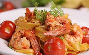 Wecook We Care Le Plaisir D Un Nutritionniste A Domicile Recette Tagliatelles Recette Scampis