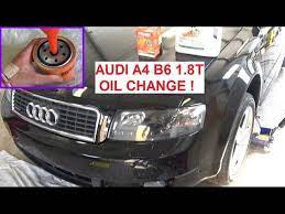 Audi A4 B6 Oil Change How To Change The Oil On Audi A4 1 8t 2003 2004 2005 Youtube