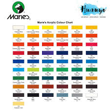 Ultramarine blue—this paint is transparent with a warm blue hue, strong tinting qualities, and very useful. Best Marie S Acrylic Paints 75ml Tube Single Piece The Stationers