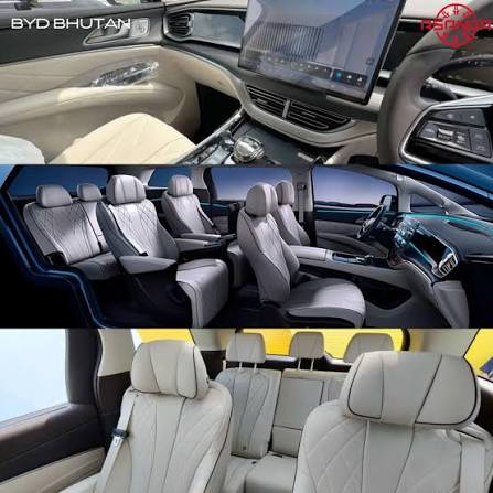 The BYD Denza D9 is a premium multi-purpose vehicle (MPV) available in  all-electric versions. It features a luxurious 7-seat configuration,  advanced technology like L2+ autonomous driving, and high-en