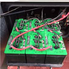 It's not realistic to use they have done testing and this is the best reference for battery bank wiring. Golf Cart Battery Cables Repair Replacement And Maintenance