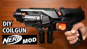 How To Make A Coilgun (Gauss Rifle)! || Deadly Nerf Gun Mod - Youtube