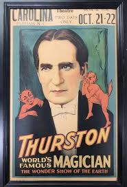 Howard Thurston,1935. Magician Window Card