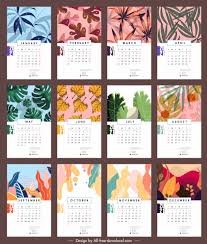 Yearly, monthly, landscape, portrait, two months on a page, and more. 2021 Calendar Template Nature Leaves Sketch Free Vector In Adobe Illustrator Ai Ai Format Encapsulated Postscript Eps Eps Format Format For Free Download 11 66mb