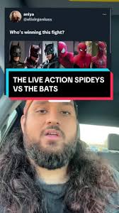 Spiderman stomps batman 10/10 times lmao #spidermanvsbatman #batman  #spiderman #thebatman #batfleck #dccomics #marvel #ogbrownnerd  #tobeyspiderman #vsbattle #greenscreensticker