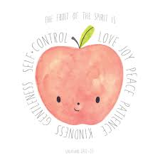 Fruit Of The Spirit Apple Watercolor Print Via Etsy Wall Art Quotes Watercolor Print Fruit Of The Spirit