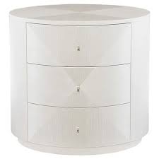 Kandla white round marble side table with gold base. Lucille Modern Classic Round Grey Wood Three Drawer Nightstand Side Table Wide Over 24 W Kathy Kuo Home