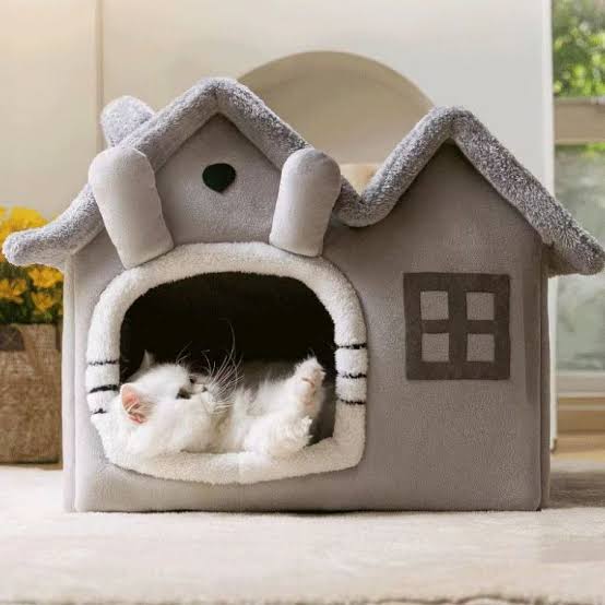 Nhà đệm cho chó mèo có khoá kéo dễ dàng gấp gọn tháo rời - Cửa Hàng Thú Cưng Cunstores