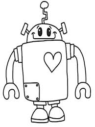 Take a trip to the farm with these cute farm coloring pages for toddlers, preschoolers, kindergartners, and grade 1 students. Valentines Day Coloring Pages Robot Novocom Top