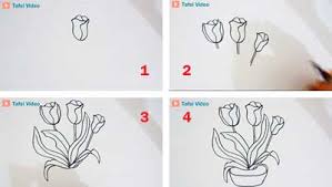 Check spelling or type a new query. Cara Mudah Menggambar Bunga Tulip